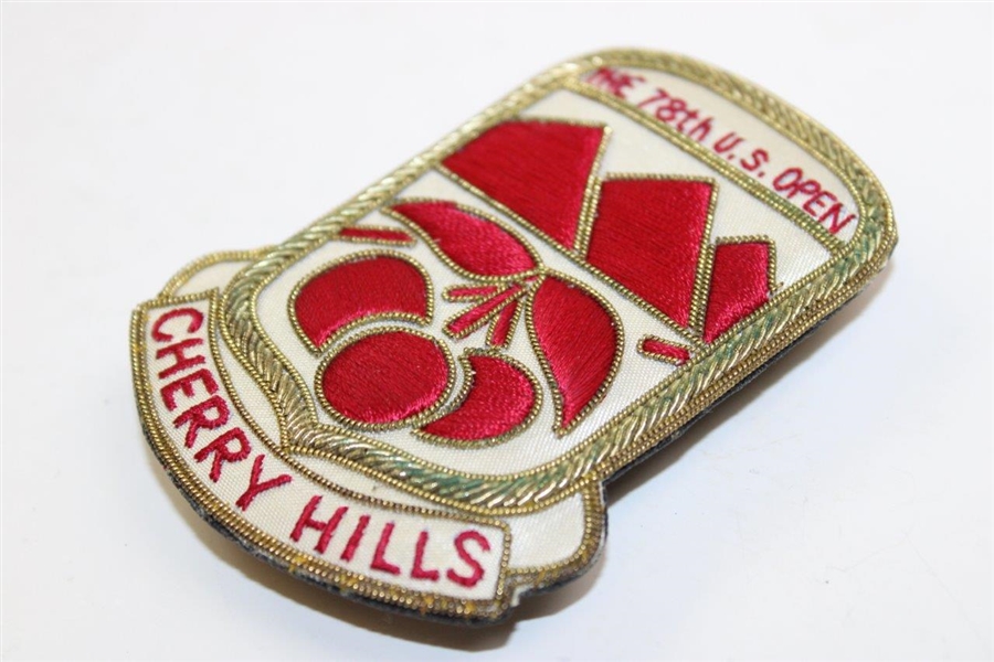 1978 US Open Cherry Hills Country Club Member Committee Coat Crest Badge