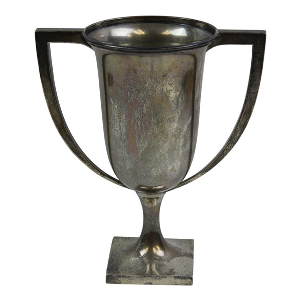 1915 Central Golf Assoc. Indianapolis Championship Sterling Silver RU Trophy Won by Edgar Zimmer