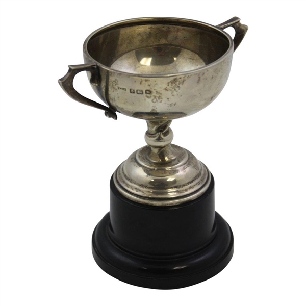 1936-37 S.I.R. Glasgow V. Ayrshire Sterling Silver Trophy Won by Glasgow - Highest Up Rink