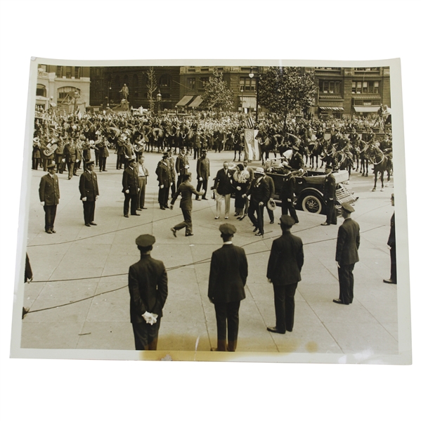 1930 Bobby Jones Honored in New York - Gets Ticker Tape Parade Photo