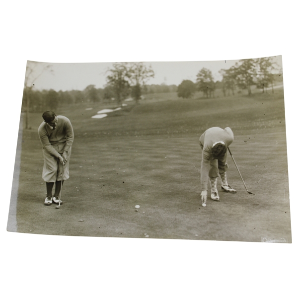 1929 US Open Champion Johnny Farrell Works on His Short Game Photo