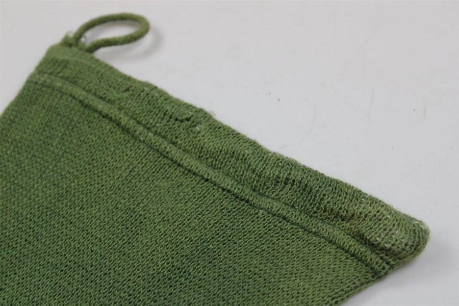 Vintage Augusta National Golf Club Green Cloth Shoe Bag Cover - Drawstring
