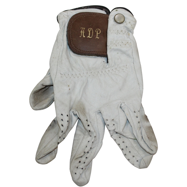 Arnold Palmer's Personal Match Used Classic 'ADP' LH Golf Glove
