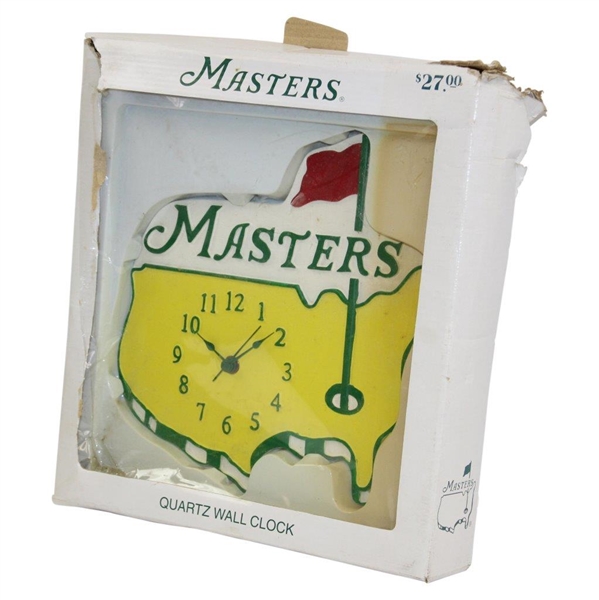 Classic Masters Tournament Logo Quartz Wall Clock New in Original Package
