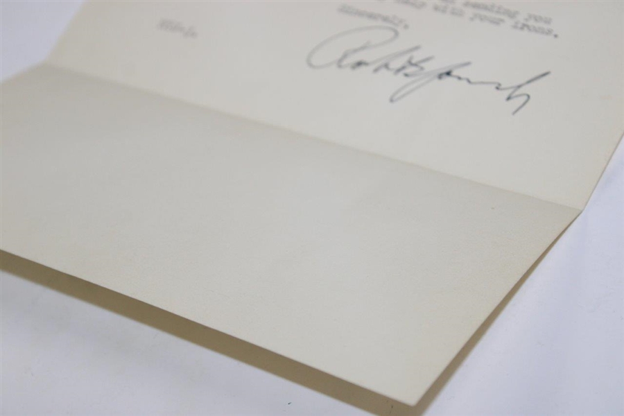 Bobby Jones Signed 1952 Letter to Fan 'Down the Fairway' Content on Letterhead JSA ALOA