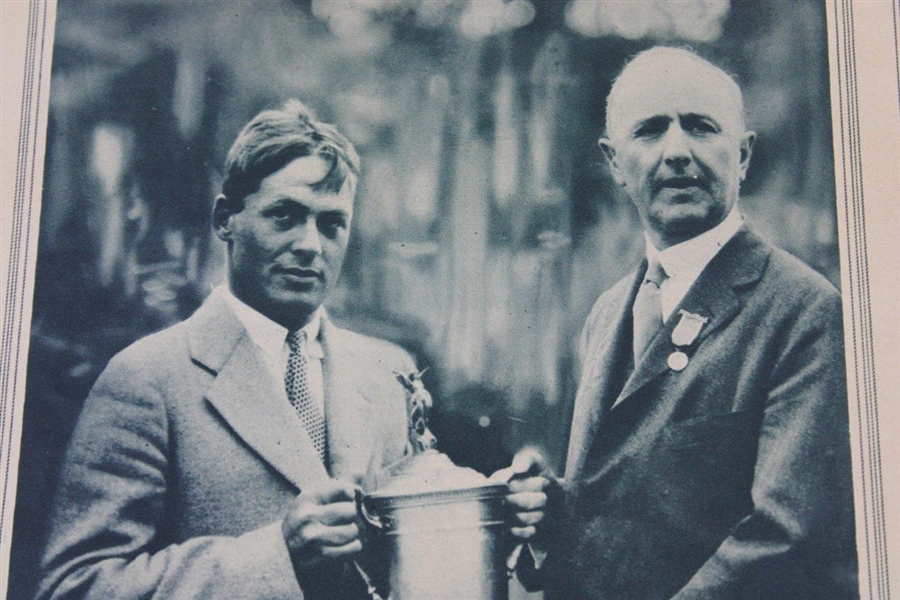 1926 Mid-week Pictorial w/Bobby Jones Receiving USGA Champ Trophy - July 22, 1926 