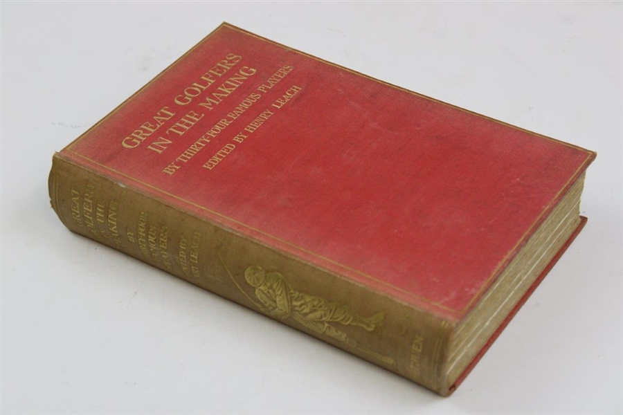 1907 1st Ed 'Great Golfers In The Making' by Henry Leach Book