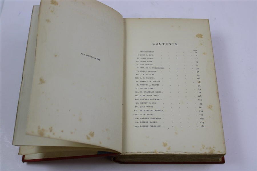 1907 1st Ed 'Great Golfers In The Making' by Henry Leach Book