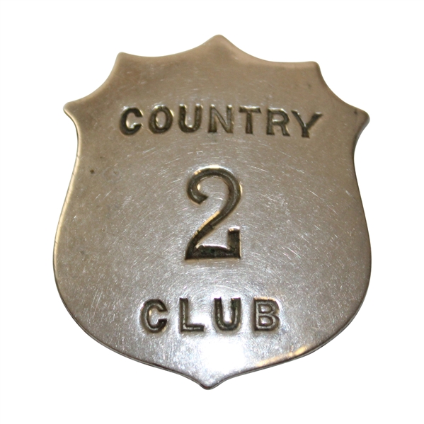 Vintage Country Club Medal Golf Members Caddie Badge