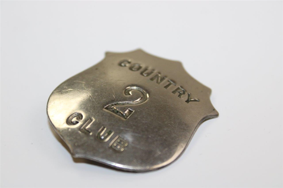 Vintage Country Club Medal Golf Members Caddie Badge