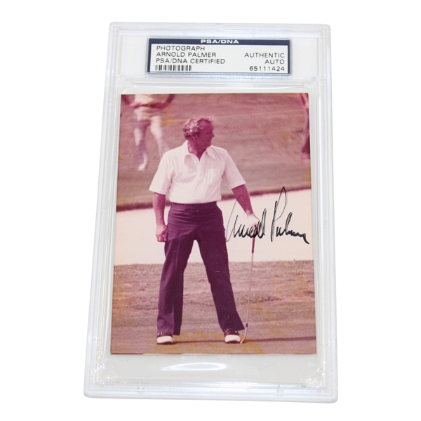Arnold Palmer Signed Kodak Photo PSA #65111424