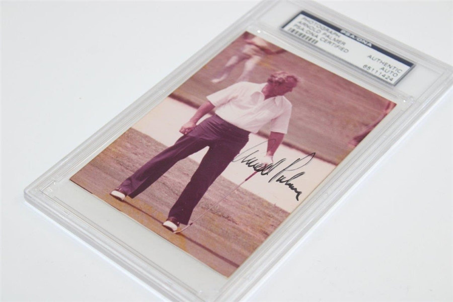 Arnold Palmer Signed Kodak Photo PSA #65111424