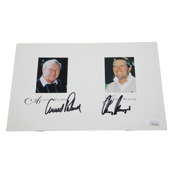 Arnold Palmer & Gary Player Signed ‘The Hamptons’ Dinner Menu JSA #DD73334