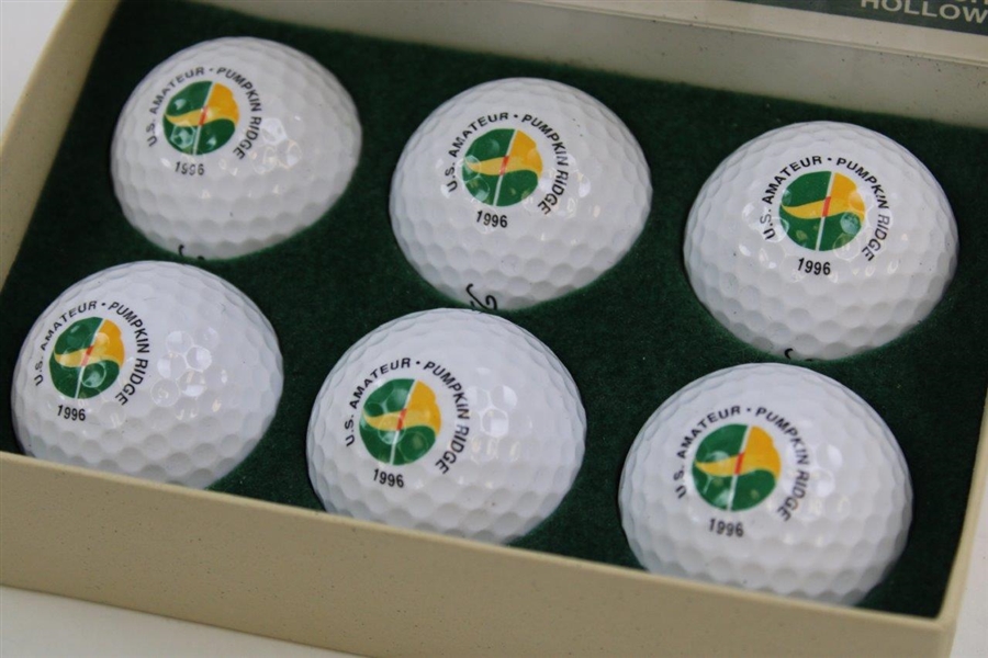 1996 US Amateur at Pumpkin Ridge Golf Ball Set of 6 In Original Box - Tiger Win