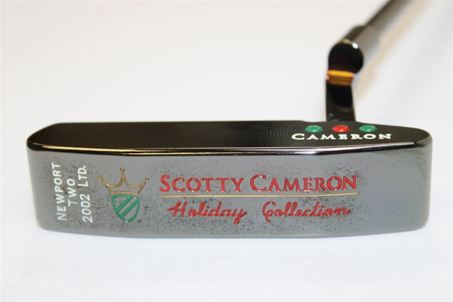 2002 Scotty Cameron Holiday Collection Newport Two Putter w/Head Cover & Divot Tool