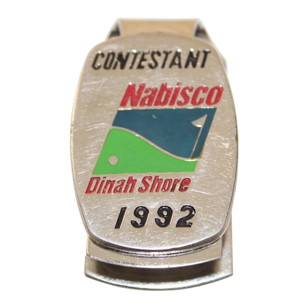 1992 Dinah Shore Nabisco Contestant Badge/Clip