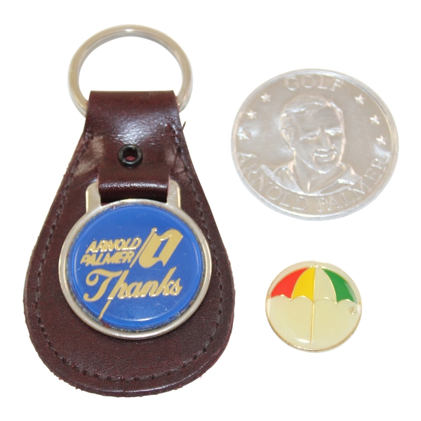 Arnold Palmer’s Latrobe Car Dealer Key Ring with Coin & Marker