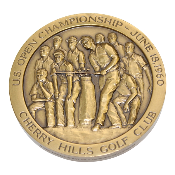 Arnold Palmer Ltd Ed Bronze Medallic Art Co. Medal Commemorating 1960 US Open Win