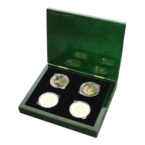 Arnold Palmer Ltd Ed Masters Commemorative Coins Set in Original Emerald Box with COA #237/750