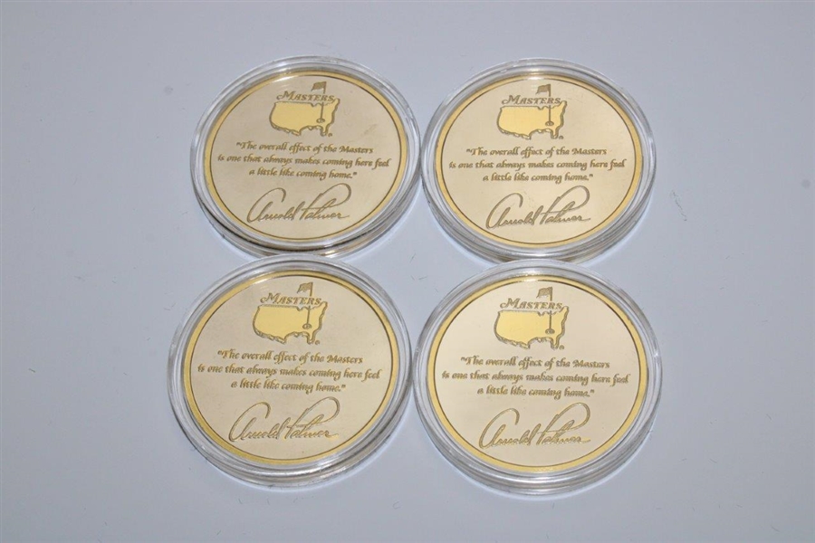 Arnold Palmer Ltd Ed Masters Commemorative Coins Set in Original Emerald Box with COA #237/750