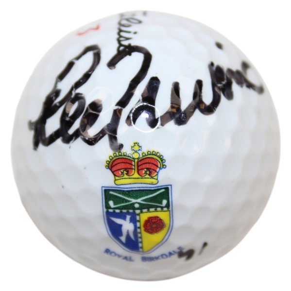 Lee Trevino Signed Titleist Royal Birkdale Logo Golf Ball with '71' JSA ALOA