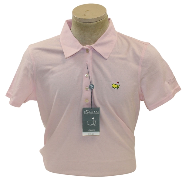 Masters Collection Ladies Soft Pink Golf Shirt - New with Tags - XL