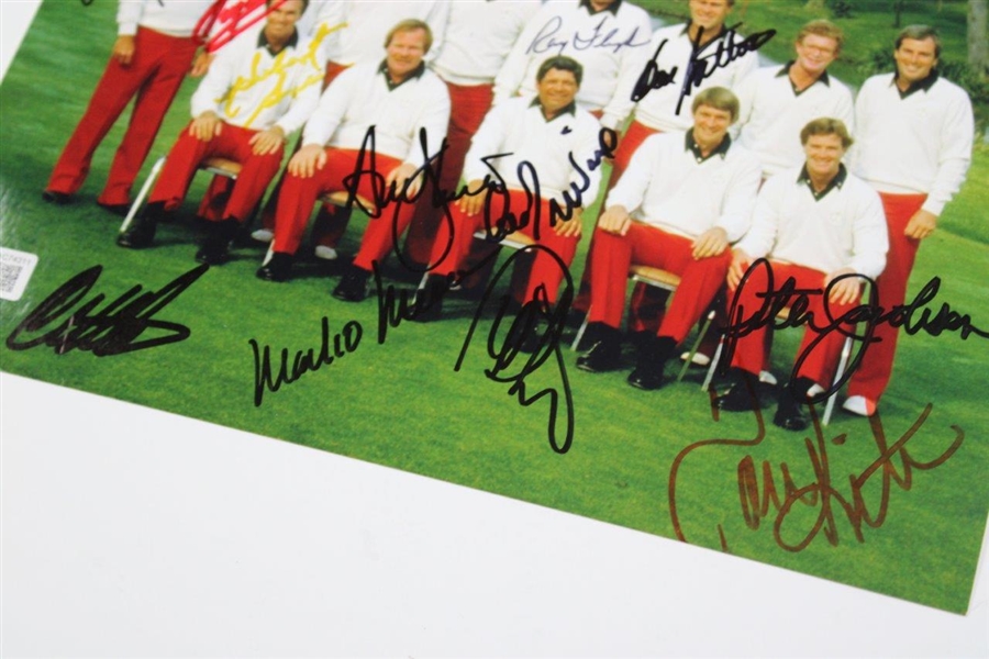 1985 Ryder Cup Team USA Signed Photo Beckett# AC74311
