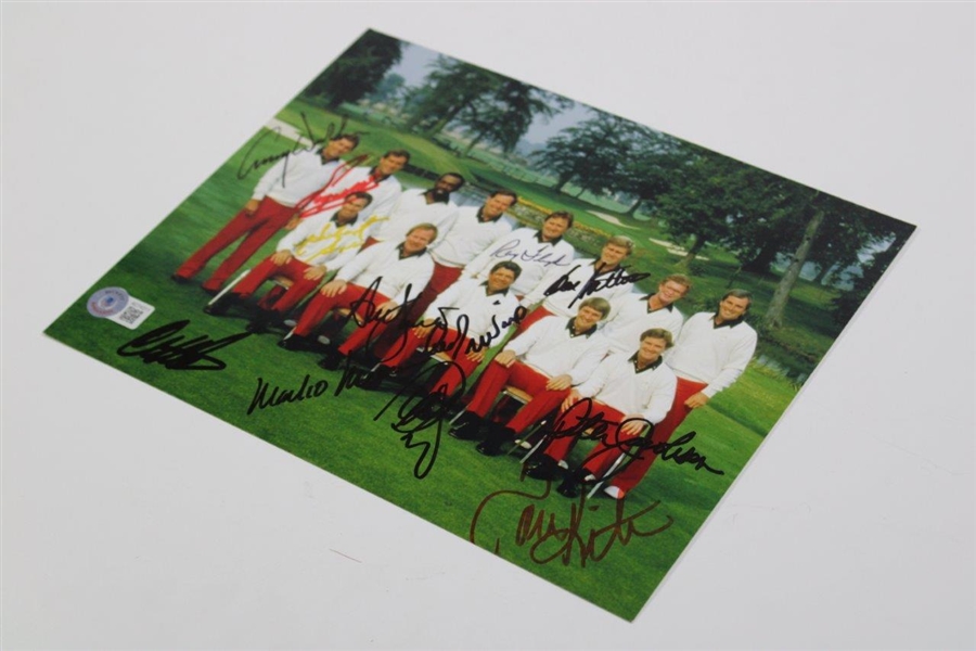 1985 Ryder Cup Team USA Signed Photo Beckett# AC74311