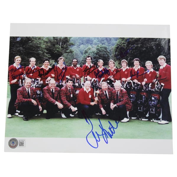 1979 Ryder Cup Team USA Signed Photo Beckett# AC74315