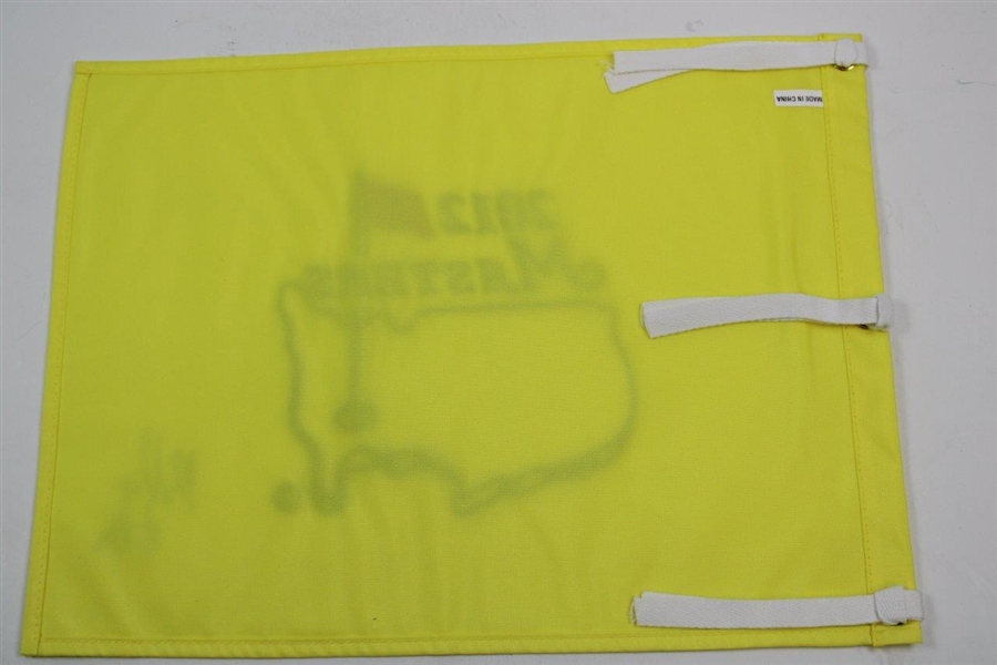 Bubba Watson Signed 2012 Masters Embroidered Flag JSA COA  #KK05971