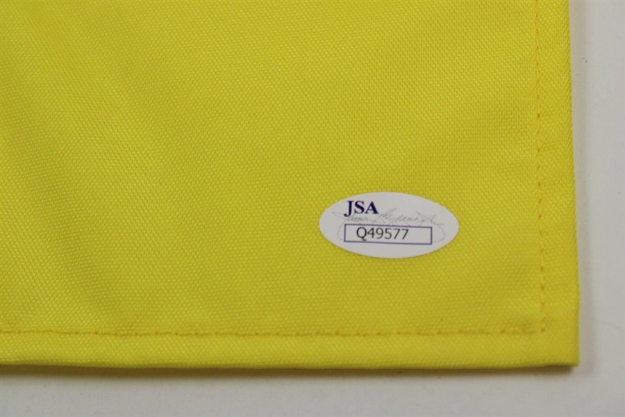 Adam Scott Signed 2013 Masters Embroidered Flag JSA COA #Q49577
