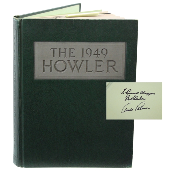 Arnold Palmer Signed 1949 The Howler Wake Forest Year Book PSA/DNA #AK46922