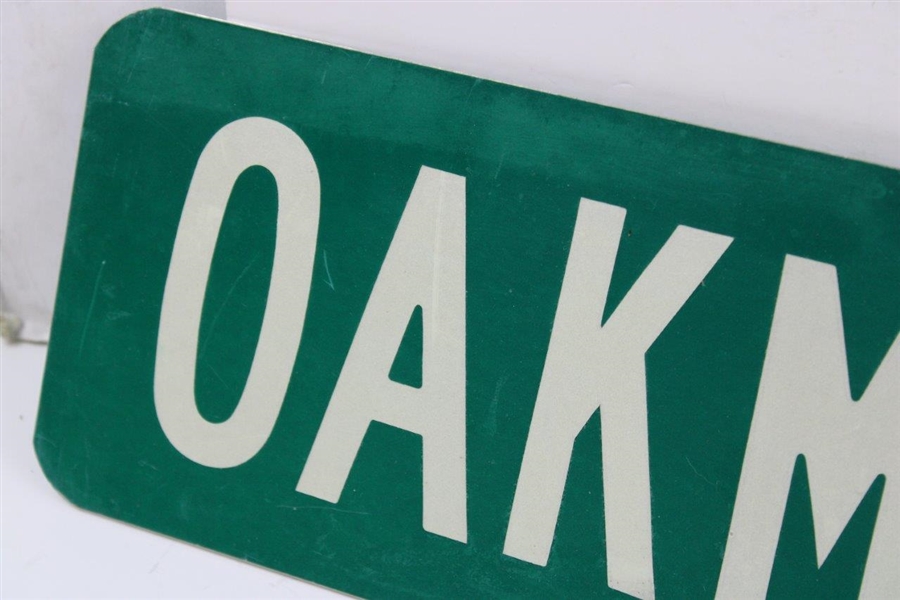 Oakmont Drive Green Reflective Double-Sided Street Sign