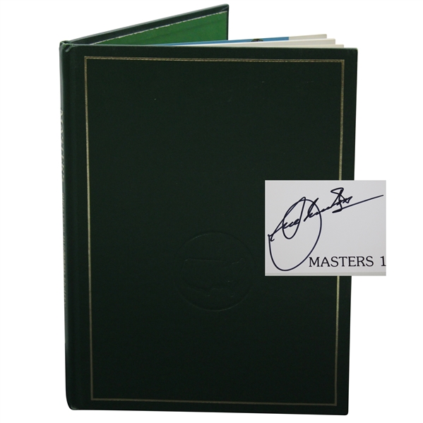 Seve Ballesteros Signed 1980 Masters Tournament Green Annual Book JSA ALOA
