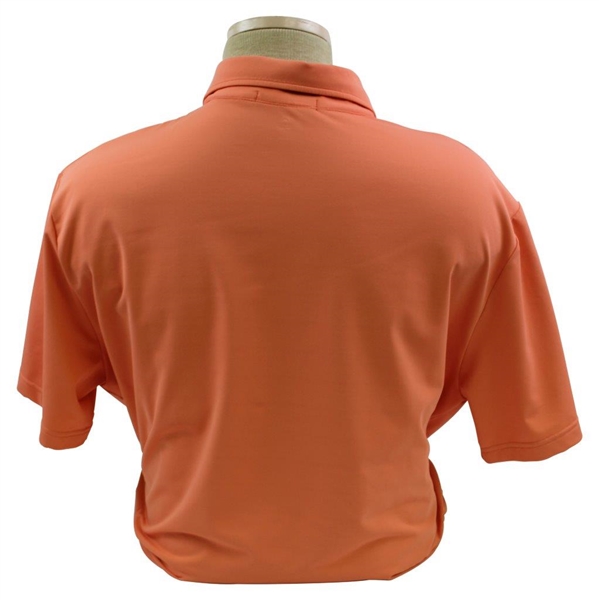 2018 US Open at Shinnecock Hills Short Sleeve Lt Orange Polo Shirt - Worn - Size L