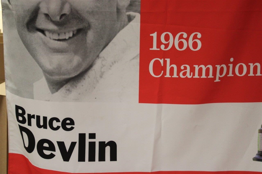 Colonial Bank of America PGA Event Course Flown Oversize Banner - Bruce Devlin Champ