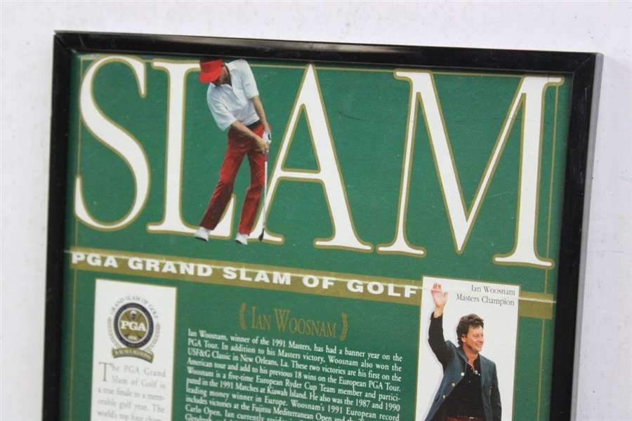 Payne Stewart Signed SLAM PGA Grand Slam of Golf Page - Framed JSA ALOA