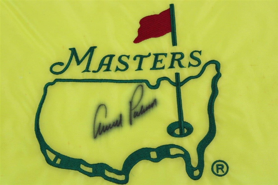 Arnold Palmer Signed Undated Masters Embroidered Flag JSA #YY17048