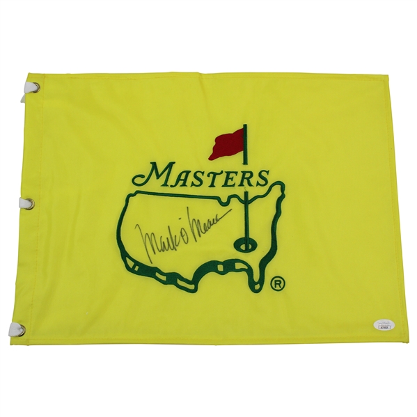 Mark O'Meara Signed Undated Embroidered Masters Flag JSA #AI76829