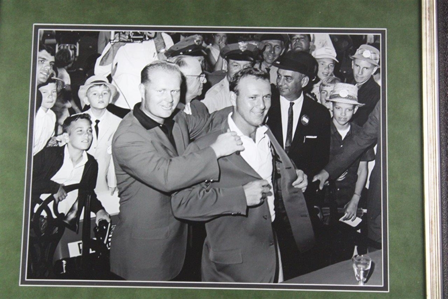 Arnold Palmer & Jack Nicklaus Signed 'King & Bear' Grand Opening Booklet Display JSA