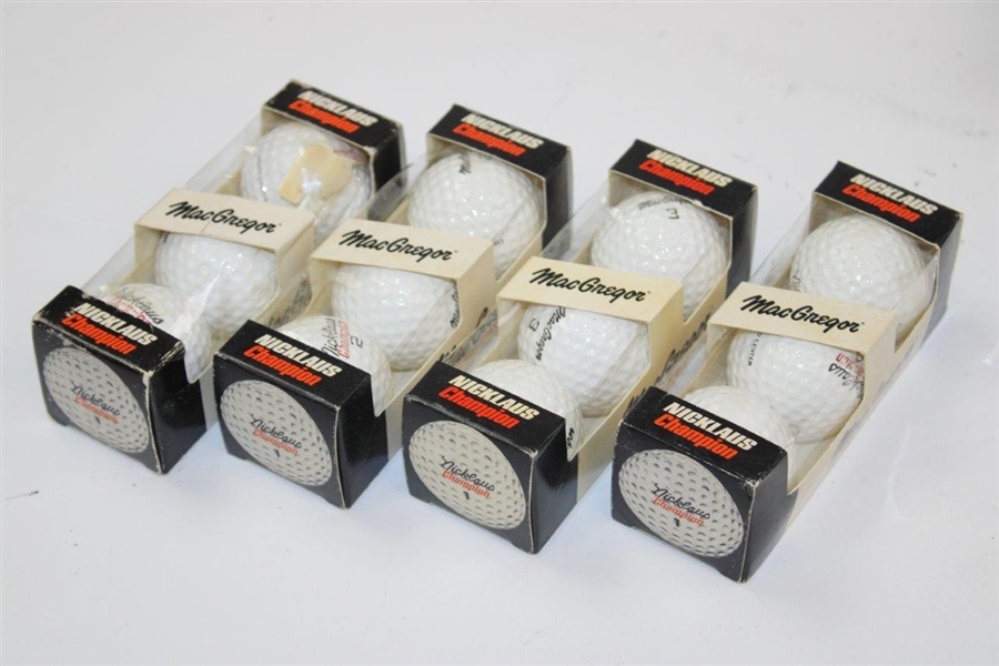 Dozen (12) in Box Wrapped MacGregor Jack Nicklaus 'Champion' Golf Balls