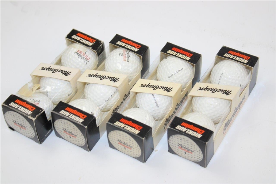 Dozen (12) in Box Wrapped MacGregor Jack Nicklaus 'Champion' Golf Balls