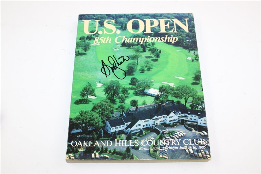 US Champs North, Floyd, Nelson, Zoeller & Simpson Signed 1983-87 US Open Programs JSA ALOA