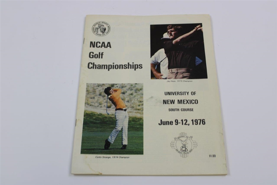 1974 & 1976 NCAA Golf Championship Official Programs
