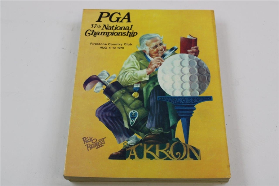 1971, 1973 & 1975 PGA Championship Official Programs