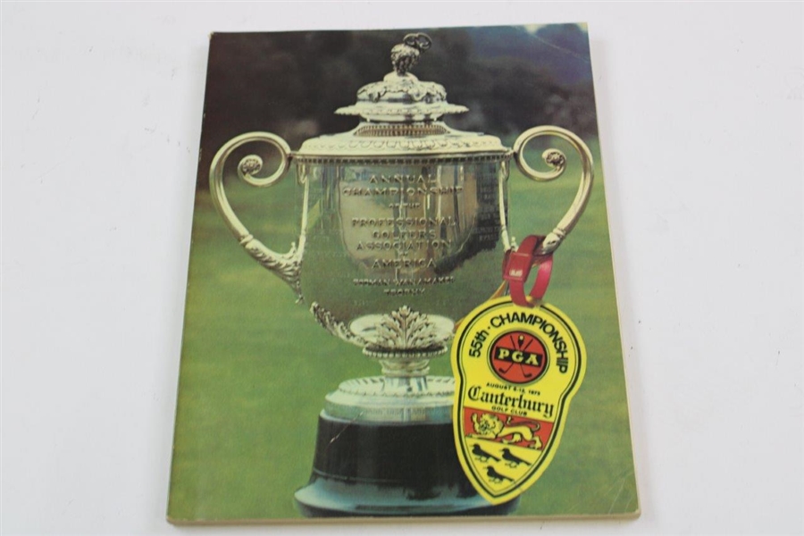 1971, 1973 & 1975 PGA Championship Official Programs