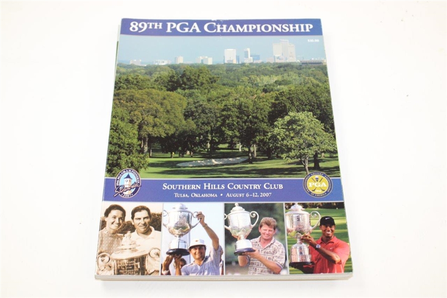 1999, 2000, 2006 & 2007 PGA Championship Official Programs