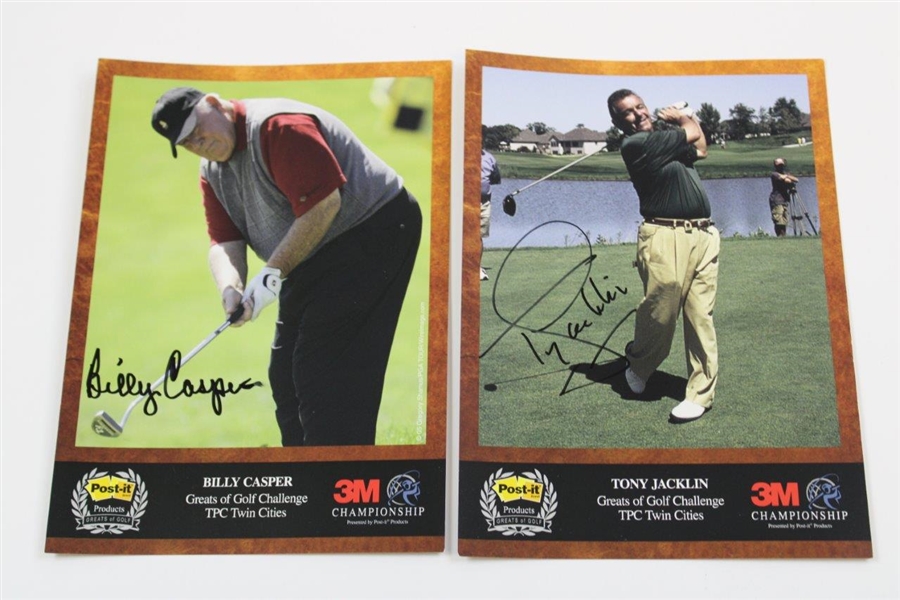 Palmer, Chi Chi & Seven (7 others) Signed Players Set of Photos From 3M Championship JSA ALOA