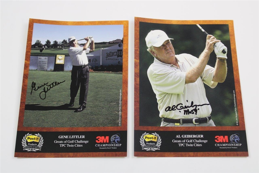 Palmer, Chi Chi & Seven (7 others) Signed Players Set of Photos From 3M Championship JSA ALOA