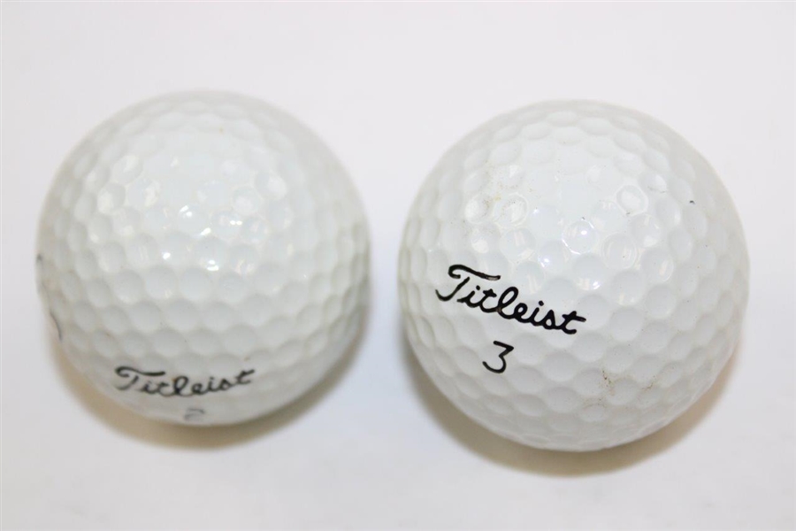 President George Bush & First Lady Barbara Bush Signed Golf Balls JSA ALOA